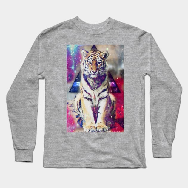 sittin´ tiger Long Sleeve T-Shirt by zack_scroggins75